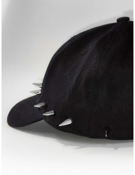 Basic Logo Spikes Black Cap